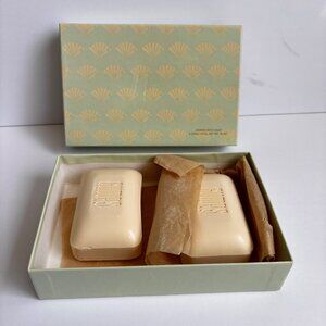Gump's Jasmine Bath Soap Box Full Size Pair Vintage San Francisco Vintage